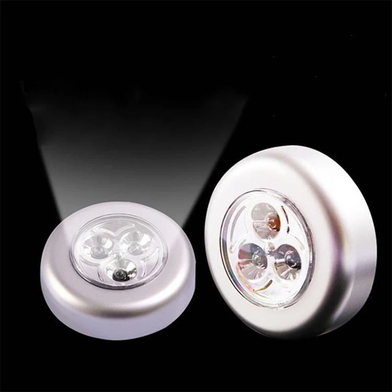 Сенсорный светодиодный ночник для кухонного шкафа 3 светодиода s настсветильник