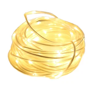 Самая длинная светодиодная уличная гирлянда, водонепроницаемая неоновая вывеска IP68, светодиодсветильник украшение для рождественской вечеринки, наружная трубчатая веревочная Светодиодная лента