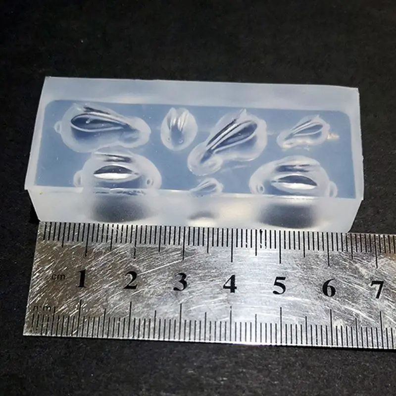 Handmade Cute 3D Rabbit Pendant Silicone Resin Casting Mold Bunny Epoxy Jewelry Making Tools Art Craft | Украшения и аксессуары