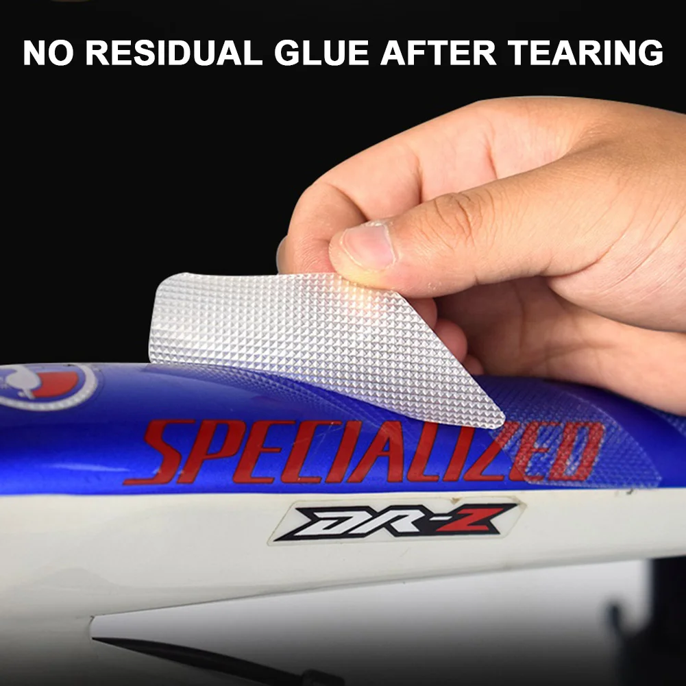 

10 Stickers/Sheet Bike Bicycle Frame Protector Clear Adhesive Frame Guard Against Scratches and Dings