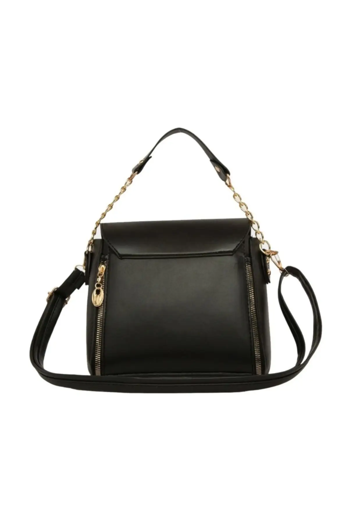 

Black Chain Detail Elegant Design Women 'S Handbag Luxury Modern Hand Shoulder Bags For Women Handbag Women Leather Handbags