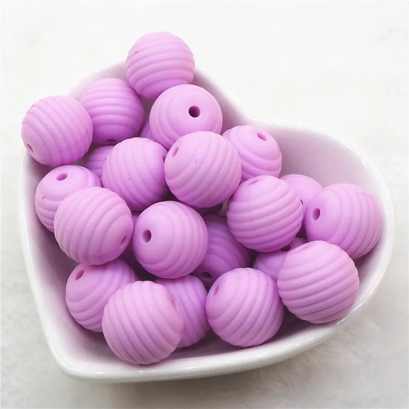 Lilac Chenkai 10 шт. BPA Free силиконовый галстук-бабочка Прорезыватель для зубов бусины DIY Baby Shower Прорезыватель для зубов Монтессори Сенсорная игрушка бант-узел Аксессуары - Цвет: Lilac