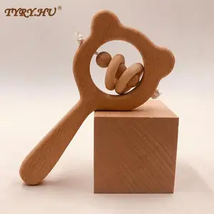 TYRY.HU 5 шт. DIY аксессуары для ювелирных изделий, Буковый медведь, погремушки, подставка, молярные зубы, зубы, детские игрушки