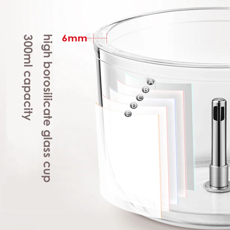 Новинка 2019 мясорубка бытовой Электрический мини измельчитель со стеклянной