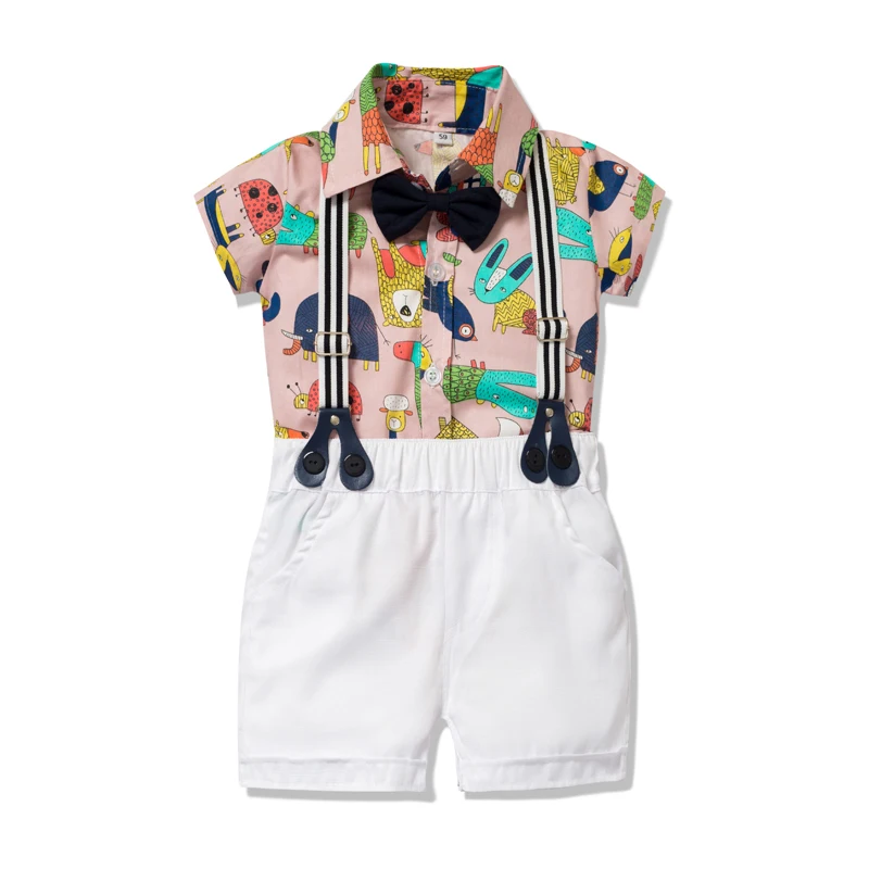 Одежда для мальчиков новорожденных с героями мультфильмов комбинезон белый