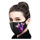 Черная защитная маска для лица # B01, женская маска для рта с принтом бабочки, моющиеся колпачки для рта, многоразовые маски, маска