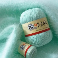70g luxury long plush mink cashmere yarn warm fluffy hand knitting yarn for hand crocheting hat scarves fancy yarn for women
