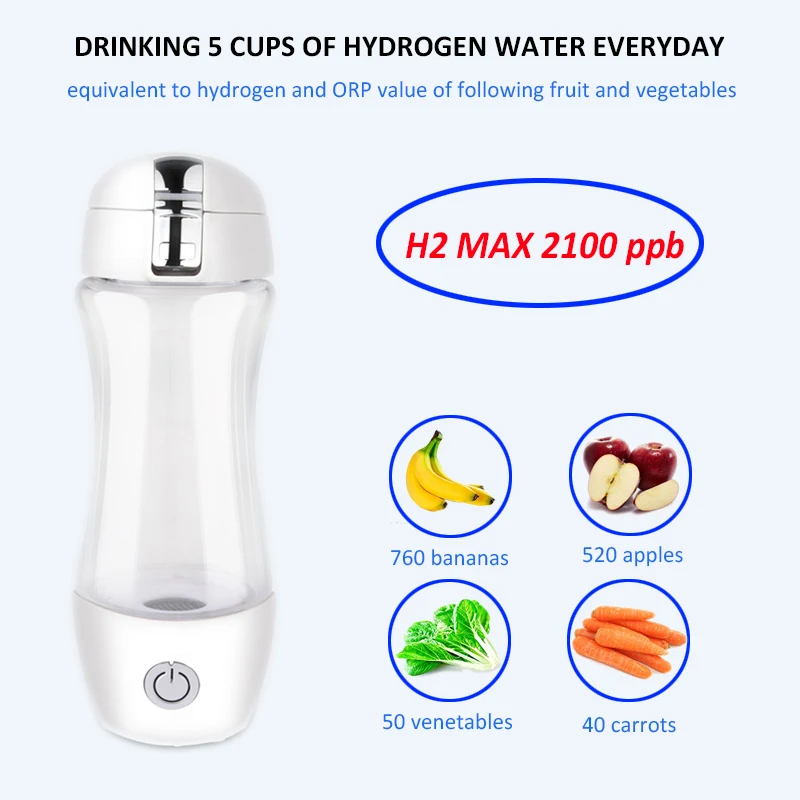 Max 2100ppb водородная SPE технология PEM ионная мембрана супер водный ионизатор