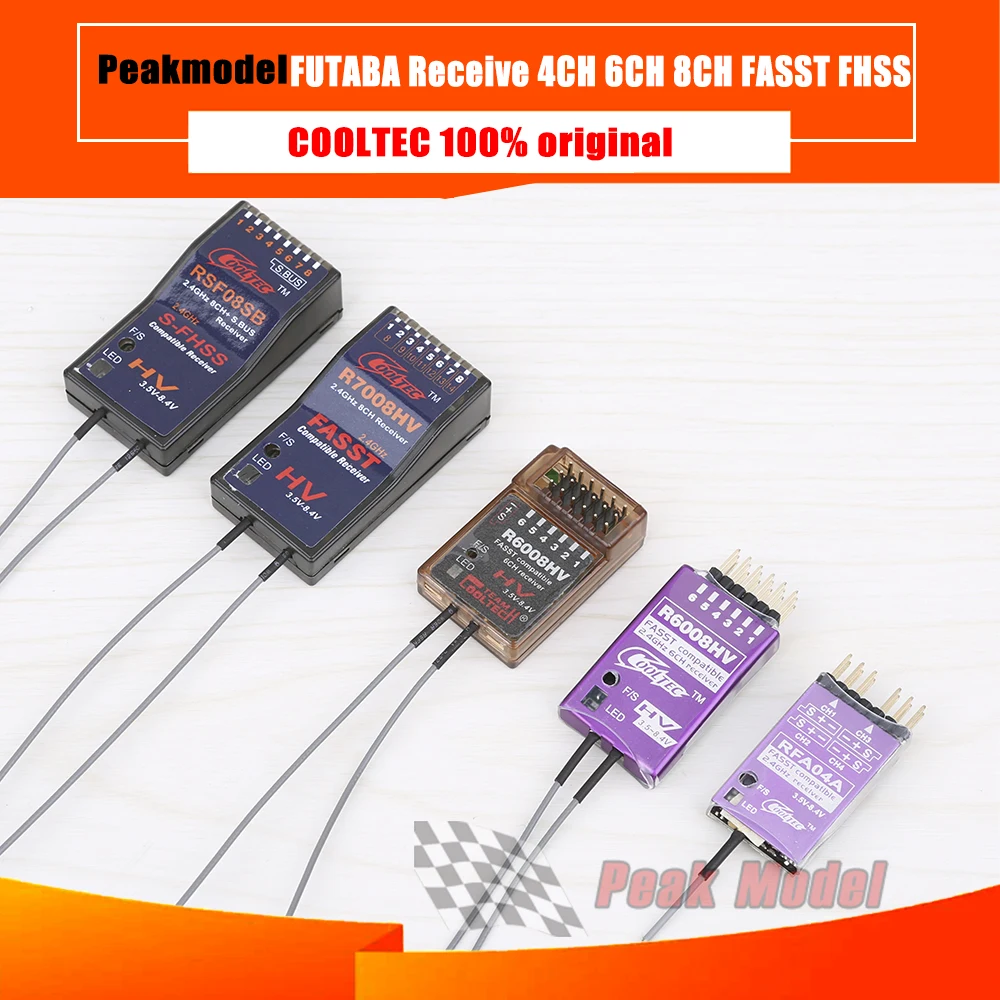 Cooltech Cooltec RFA04 R6008HV R7008 HV 2 4G 4Ch 6Ch 8Ch с металлической оболочкой деталь совместима FUTABA