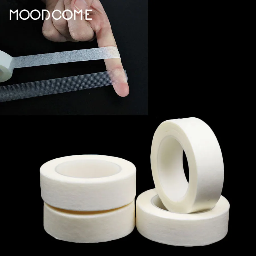 5 Rolls Lash Extension Tape Eyelash Extension Medical Waterproof Tape High Strength Micropore Paper Eye Care Beauty