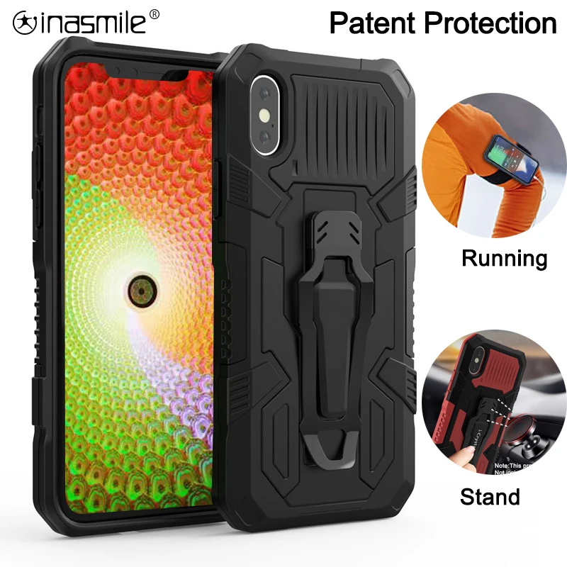 Отличный защитный чехол 2 в 1 для телефона OPPO Reno 2F Realme 5 Pro 5i 6i A1K C1 C2 C3 A12 A3S A5 A7 A31 A8 A9 F11