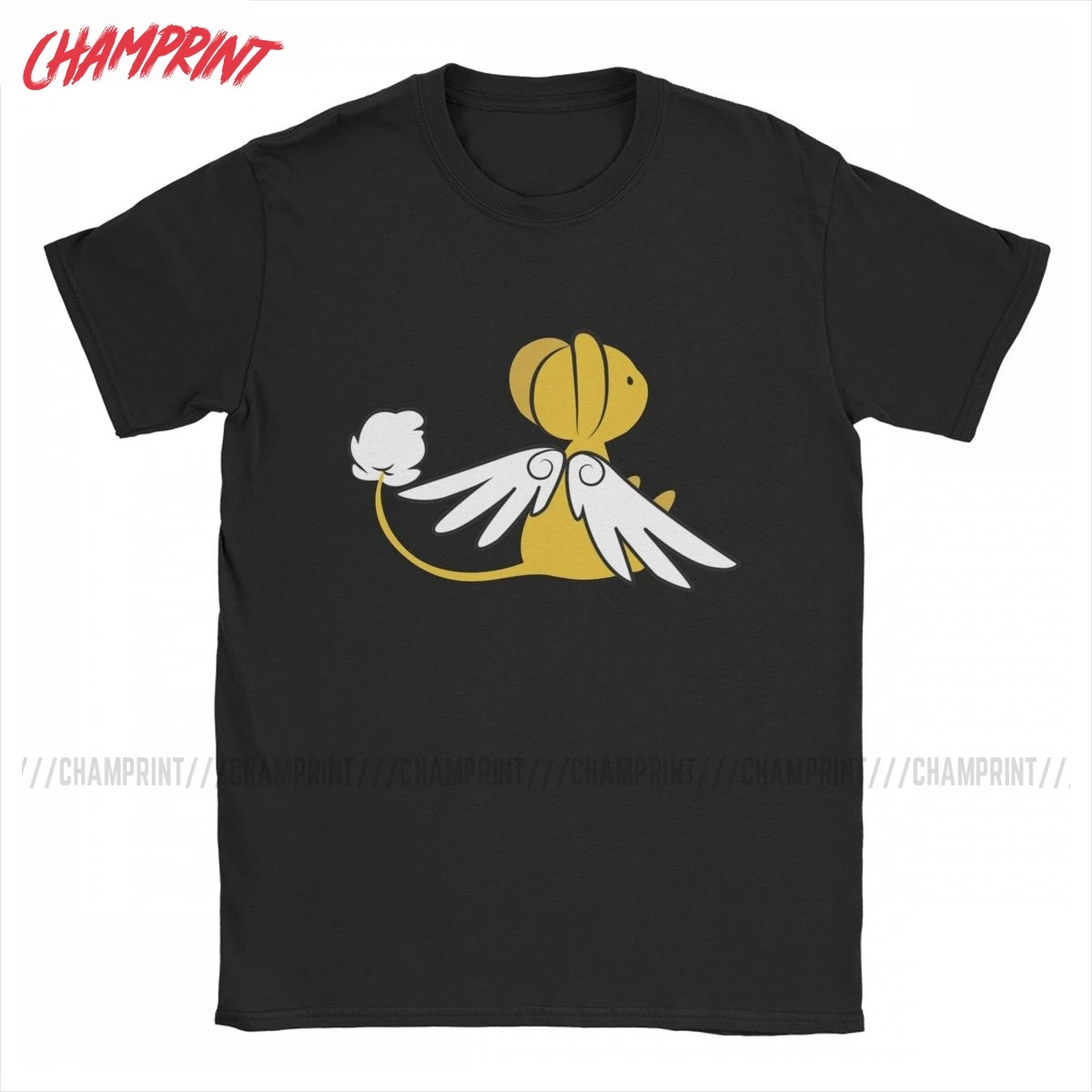 Kero Cardcaptor Sakura футболки Для мужчин Card Captor креативные хлопковые с круглым вырезом