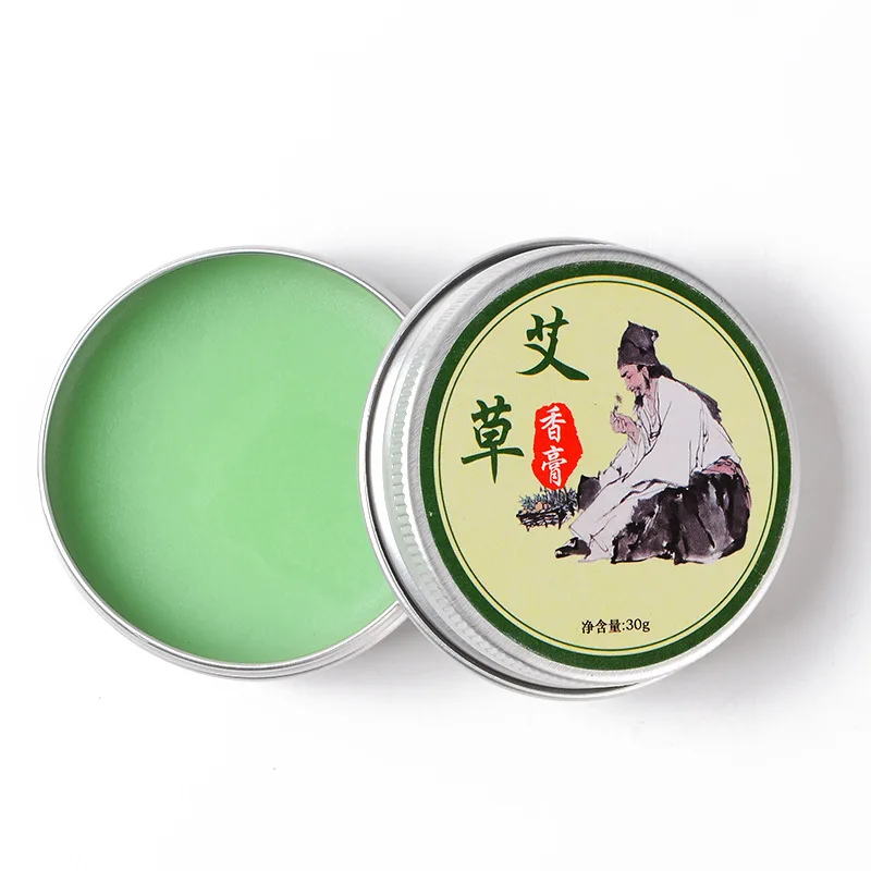 

1pcs Wormwood Ointment Cooling Oil Moxa Moxibustion Cream Balm Anti Motion itching Chinese Medical Herbal Plaster