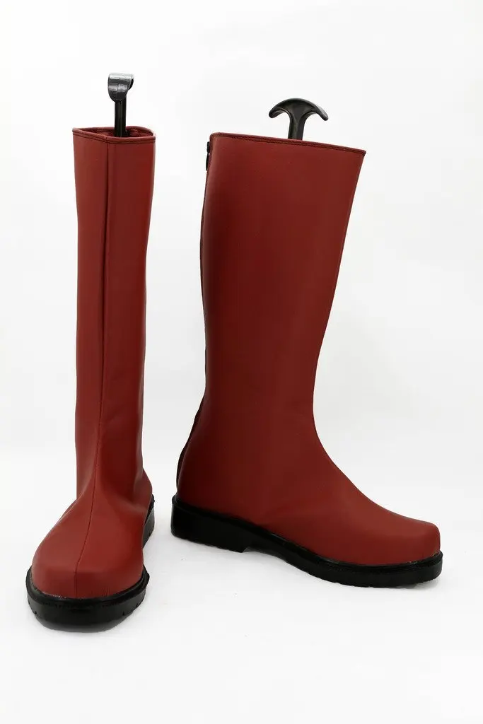 Аниме One Punch Мужская накидка бальди Сайтама обувь для косплея красные ботинки