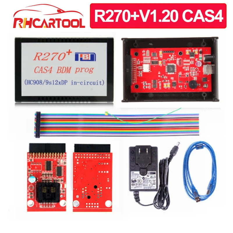 Диагностический инструмент OBD2 R270 + CAS4 BDM Prog программатор V1.20 для профессиональной