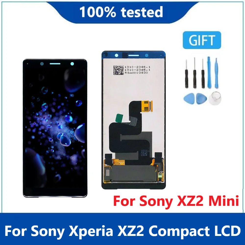

Orig для 5,0 ''SONY Xperia XZ2 Компактный ЖК-сенсорный экран дигитайзер в сборе для Sony XZ2 Mini дисплей Замена H8324 H8314 ЖК