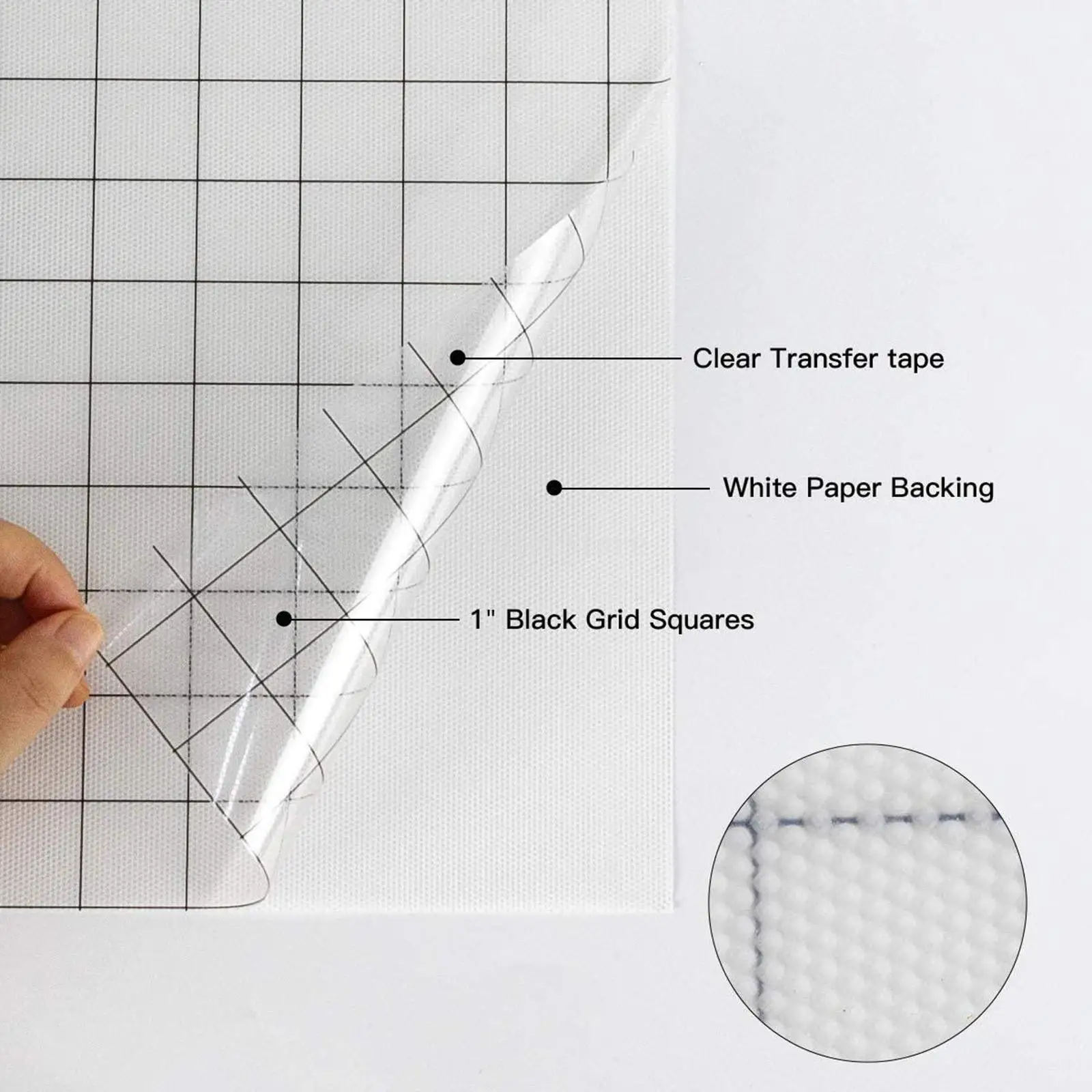 Рулон виниловой переводной бумаги клейкая лента 12X60 дюймов прозрачная