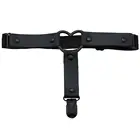 Розовое сердце нога подвязка Готическая девушки гранж ремни бедра готика, Харадзюку кавайные аксессуары тела ювелирные изделия