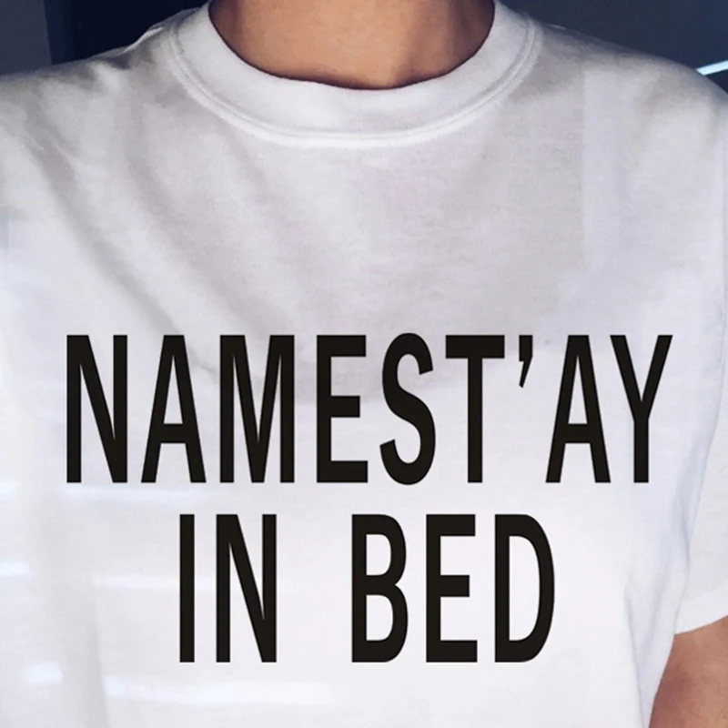 Хлопковая блузка размера плюс 4XL женская футболка с забавным буквенным принтом