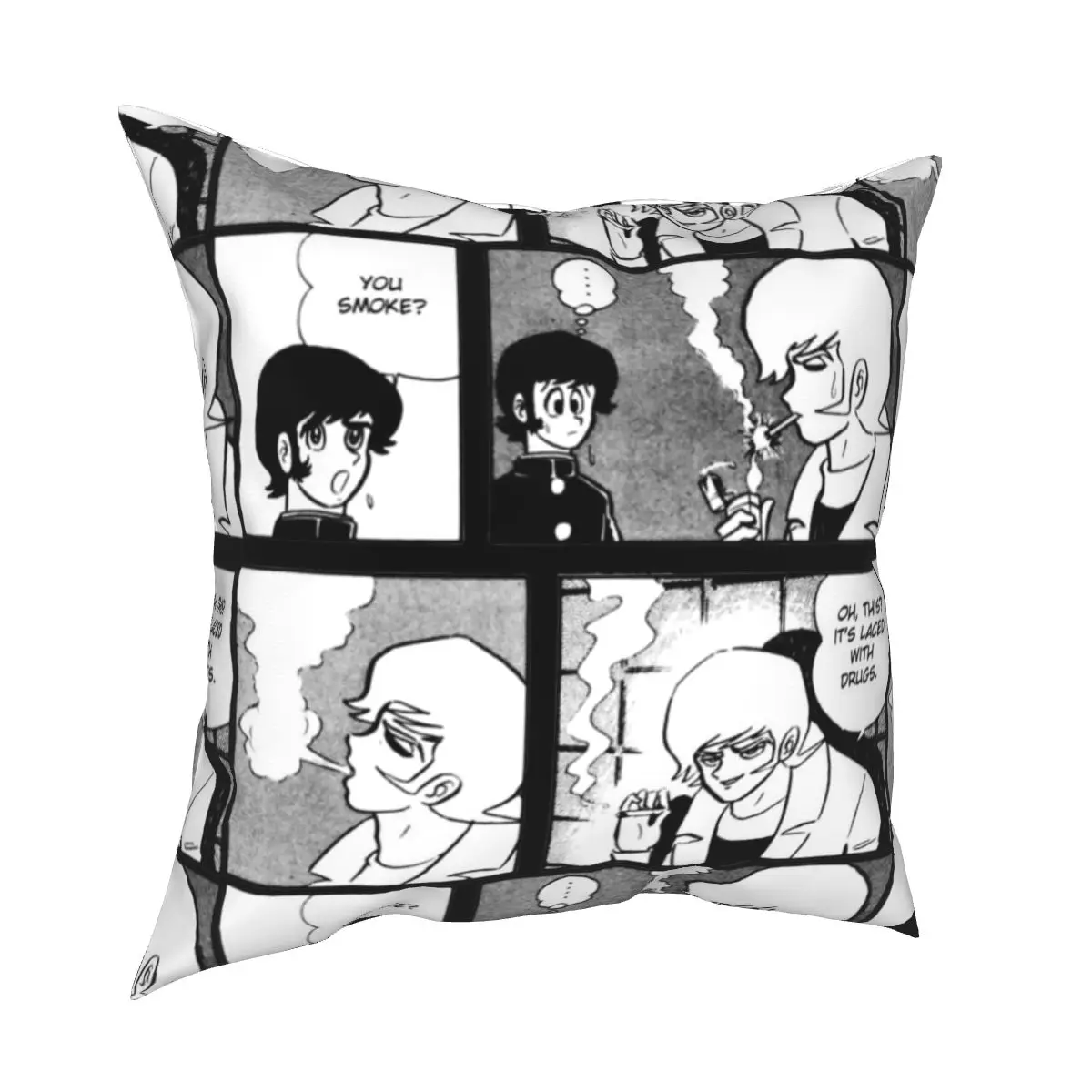 

Pillowcase Oh, This Crybaby Anime Design Printing Polyester Cushion Cover Decoration Home Throw Pillow Case Cover Square 40*40cm