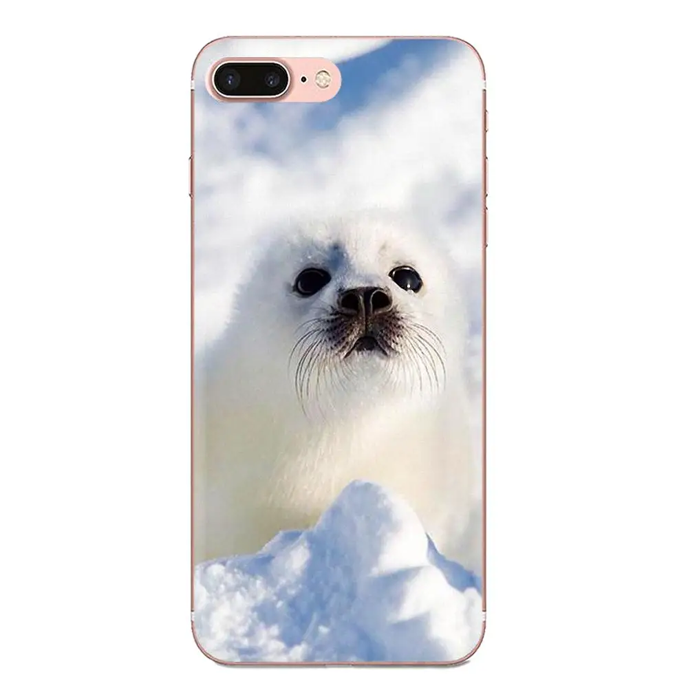 Baby Harp Seal Sea Lion Cell Phone Case Cover For Xiaomi Mi3 Mi4 Mi4C Mi4i Mi5 Mi 5S 5X 6 6X 8 SE Pro Lite A1 Max Mix 2 Note 3 4 | Мобильные