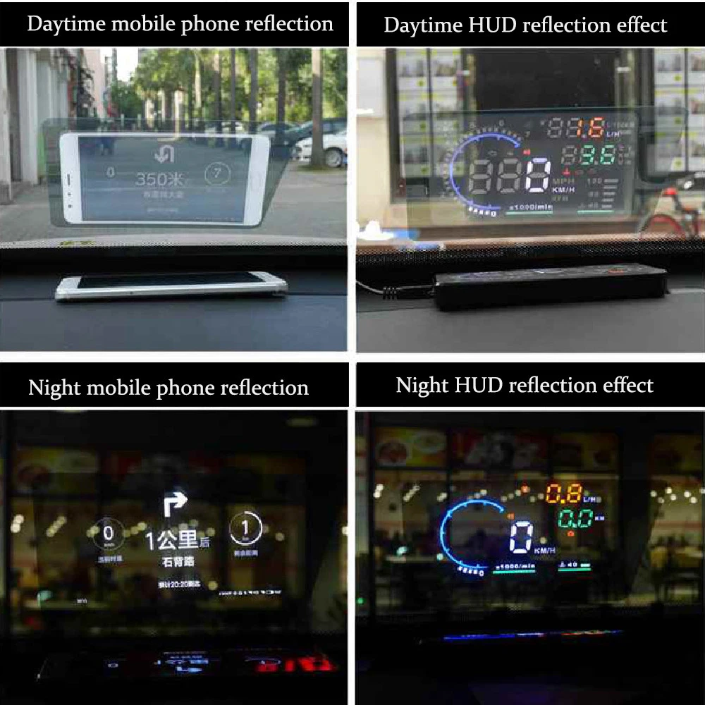 Автомобиль HUD светоотражающая пленка дисплей OBD общий проектор светоотражающая пленка защитный светоотражающий экран дисплей превышения скорости