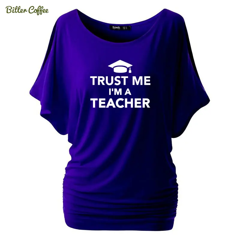 Забавная Новинка модная женская футболка TRUST ME I AM учитель повседневные хлопковые