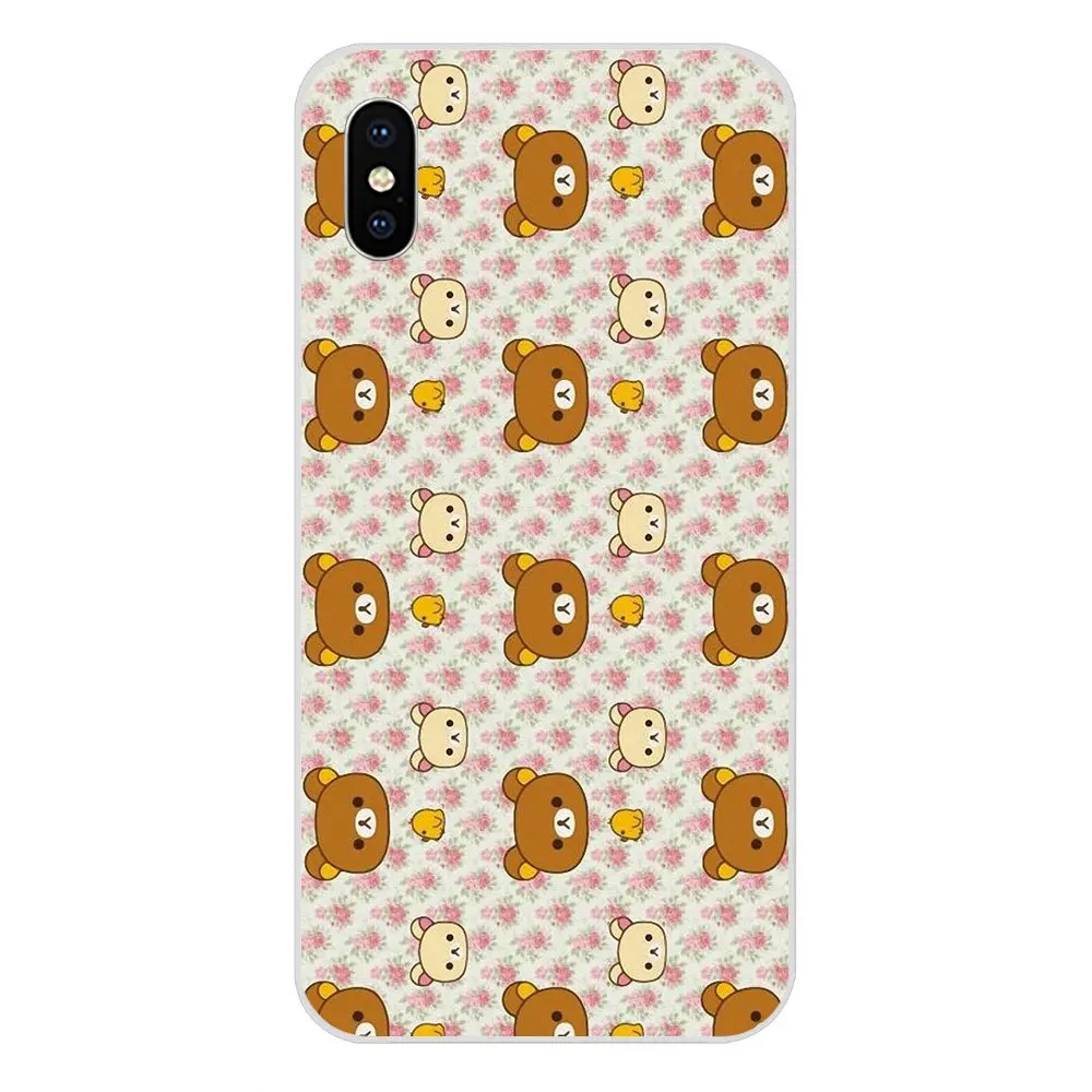 Bear Rilakkuma Usb Мягкий ТПУ чехол для мобильного телефона Galaxy J1 J2 J3 J330 J4 J5 J6 J7 J730 J8 2015 2016