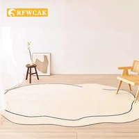 thicken light luxury japanese style living room bedroom carpet morandi nordic minimalist sofa coffee table no sand mat tatami