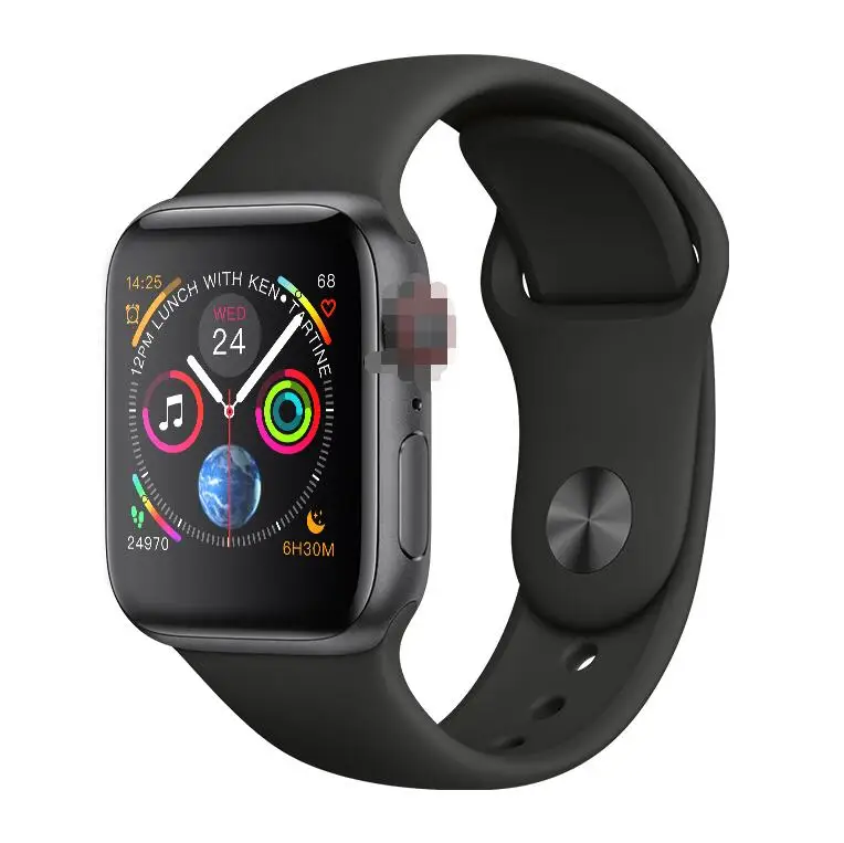 Серия 4 IWO 8 PLUS 44 мм smartWatch 4 1:1 сердечный ритм чехол для смарт часов для apple iPhone Android телефон