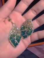 classic design romantic jewelry fashion aaa cubic zirconia stone stud earrings for women elegant wedding jewelry gift