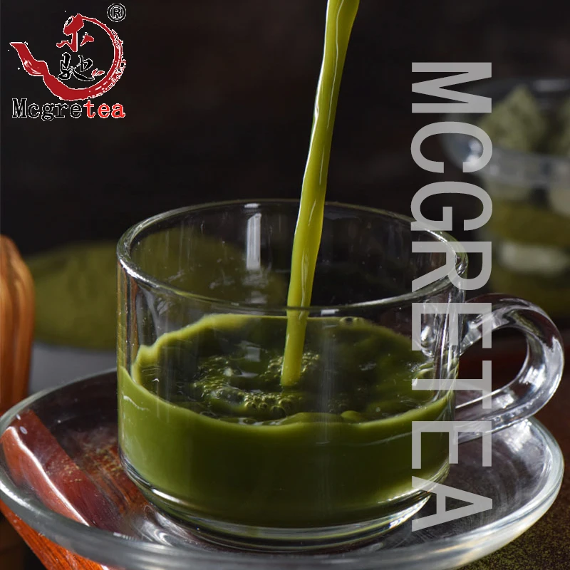 Китайский зеленый чай Matcha порошок 100% натуральный органический для похудения