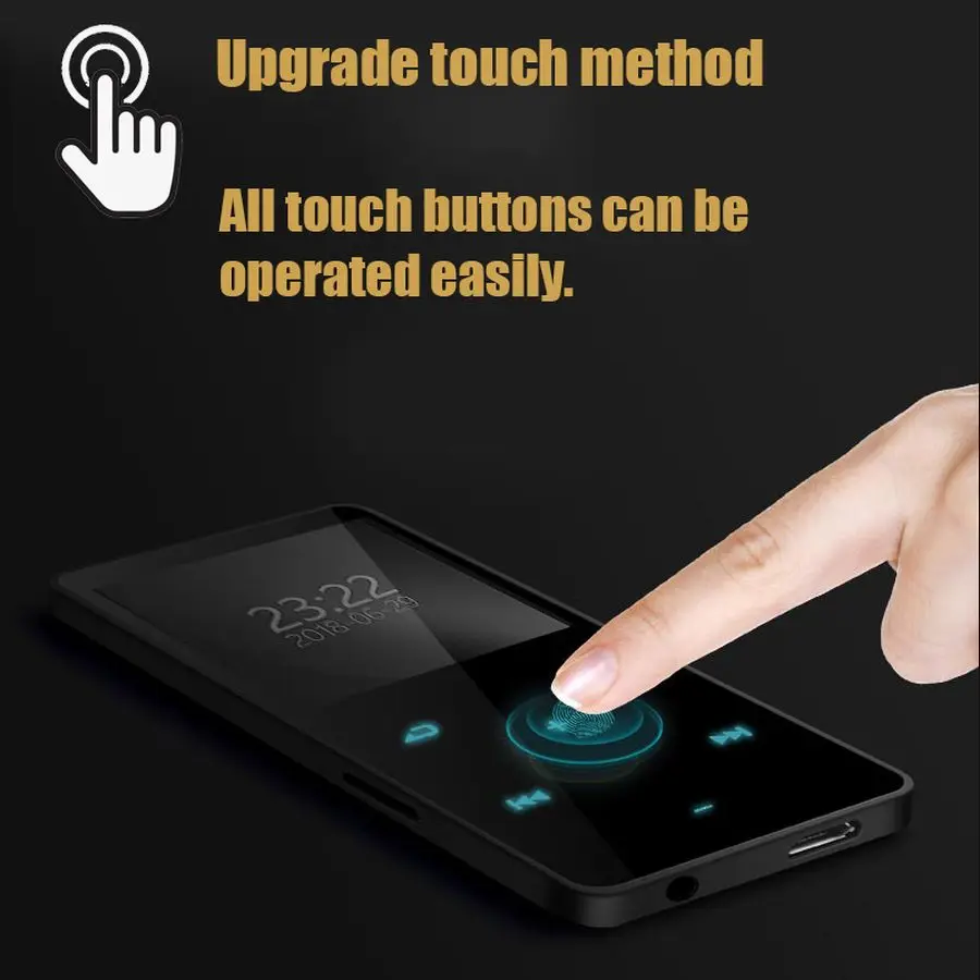 Mp3-плеер PINZHENG Bluetooth-динамик MP3 музыка сенсорная клавиша встроенная 8 ГБ 16 Hi-Fi