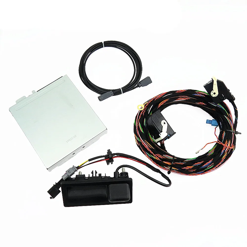 SCJYRXS 1 комплект 12 в RGB камера заднего вида + коробка для записи трека кабельный жгут