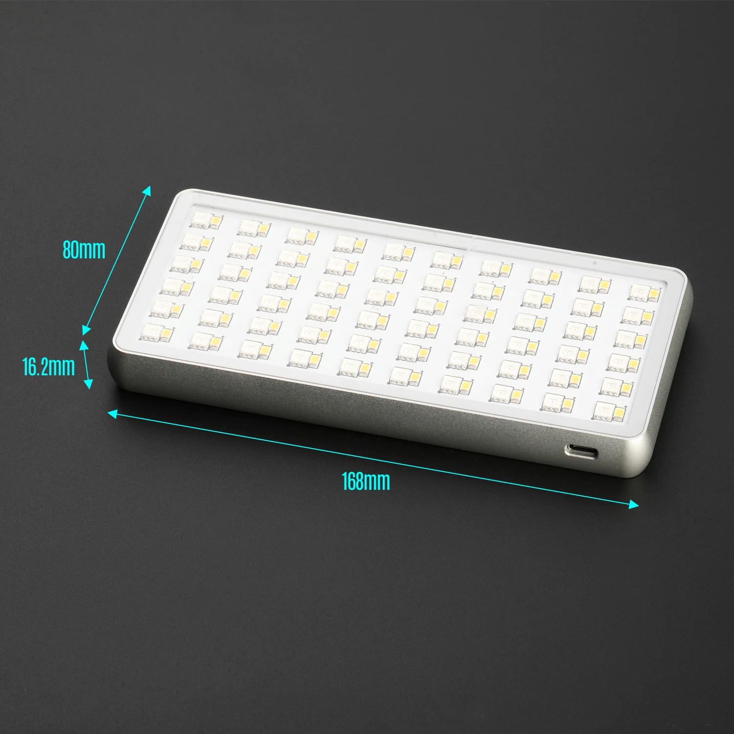 Портативный карманный светодиодный светильник NiceFoto для фотостудии селфи RGB