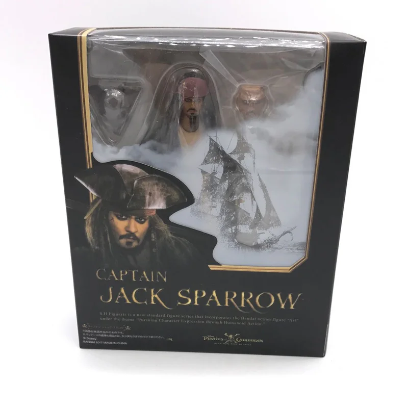 SHF 15 см Пираты Карибского моря Джек Sparrow BJD фигурка модель игрушки для