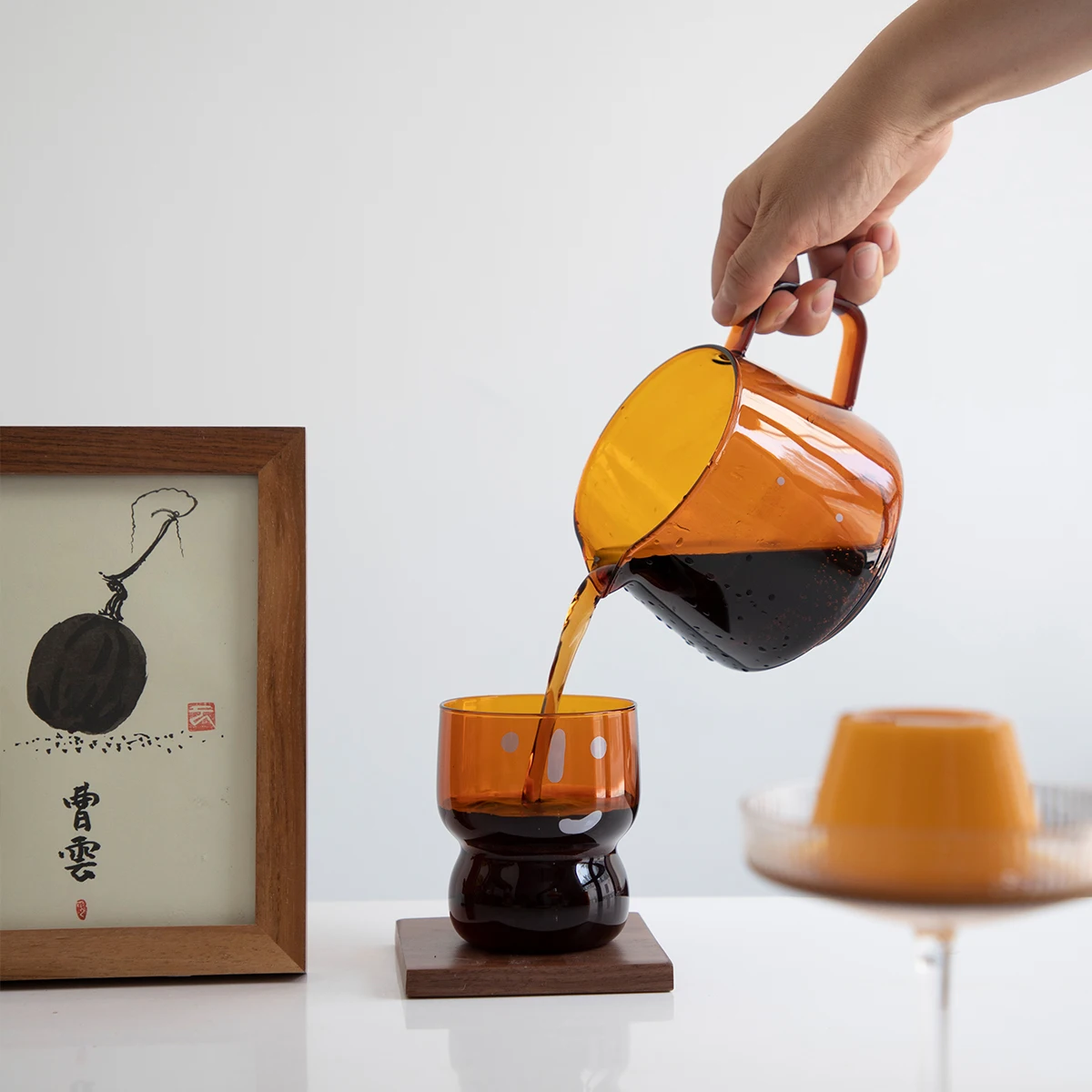 

Hand Brewed Coffee Filter Sharing Pot Set American Simple Heat Resistant Glass Filter Cup Home Filtro Cafe Coffeeware EI50CF