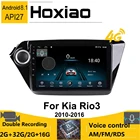Автомагнитола 2 din, Android 8,1, 4G, GPS-навигация для Kia RIO 3 Rio3 2010, 2011, 2012, 2013, 2014, 2016, 2015, RDS AM 16G, мультимедийный проигрыватель