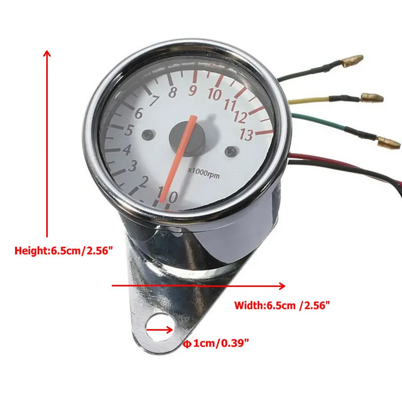 Тахометр универсальный для мотоцикла 13000 об/мин|Инструменты| |