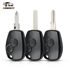 Чехол для автомобильного ключа DANDKEY для Renault Key, 2 кнопки, для Renault Clio, Modus, Vauxhall, Movano, Vivaro 2005-2012