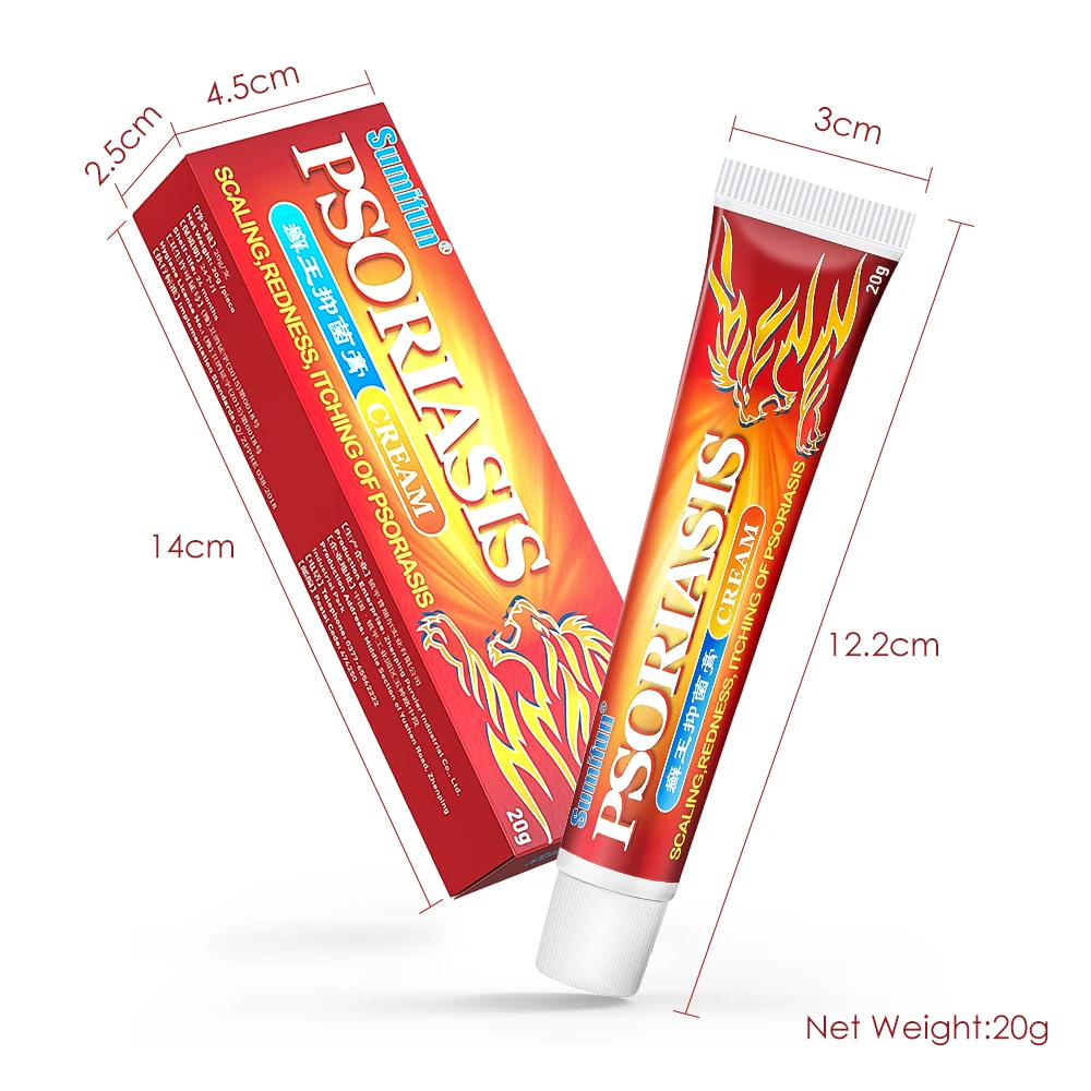 

20g Psoriasis Cream Itching Treatment Dermatitis Eczema Ointment Antibacterial Antipruritic Anti-icth Herbal Cream Skin Care