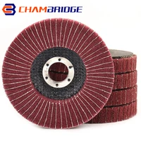 125mm nylon fiber flap polishing wheel disc 5inch 240 grit for angle grinder for wood metal buffing dremel accessories