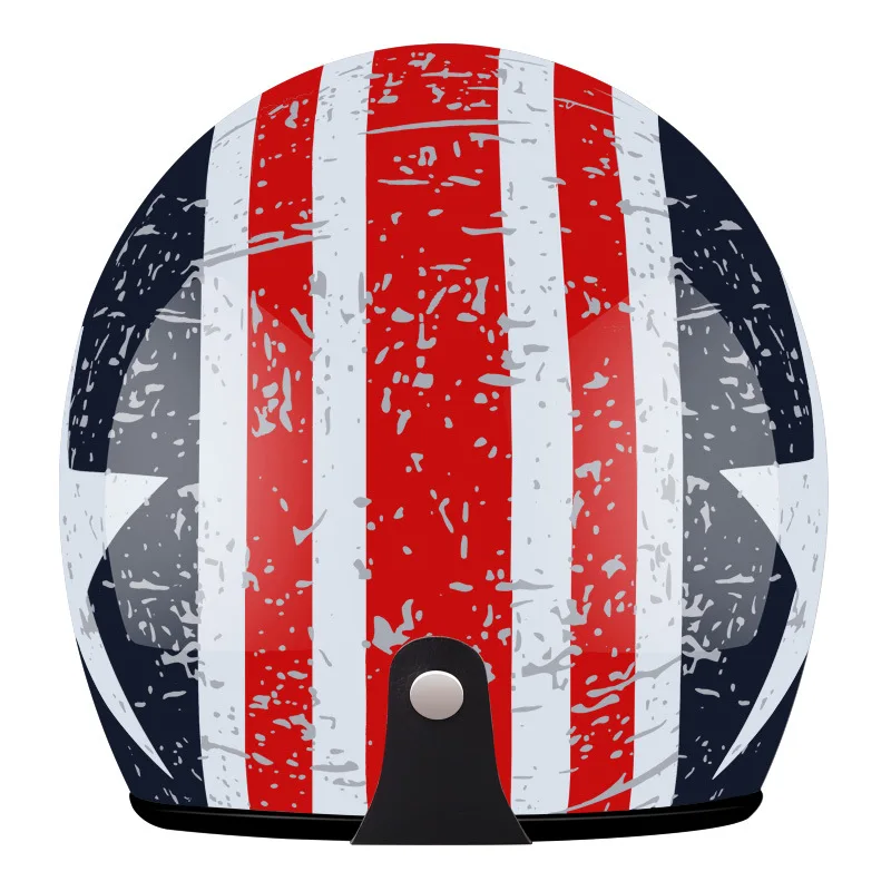 Мотоциклетный шлем BYE в стиле ретро для мужчин и женщин 3/4 дюйма полушлем с