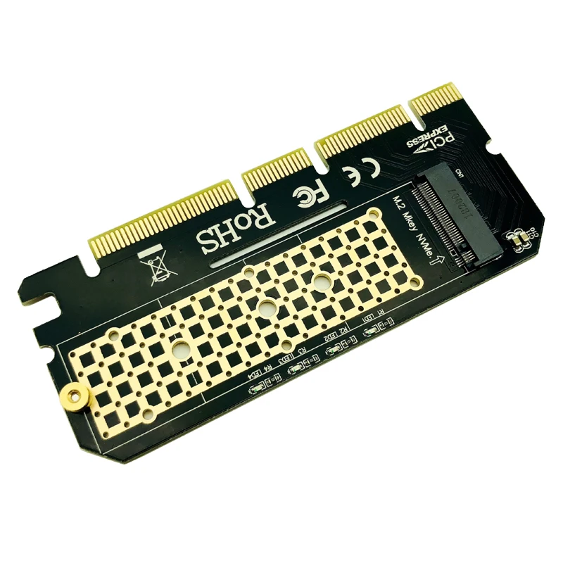 Адаптер PCIE к M2 PCI Express PCI-E 3 0 X4 X8 X16 M.2 NGFF M Соединитель в форме ключа Nvme радиатор SSD