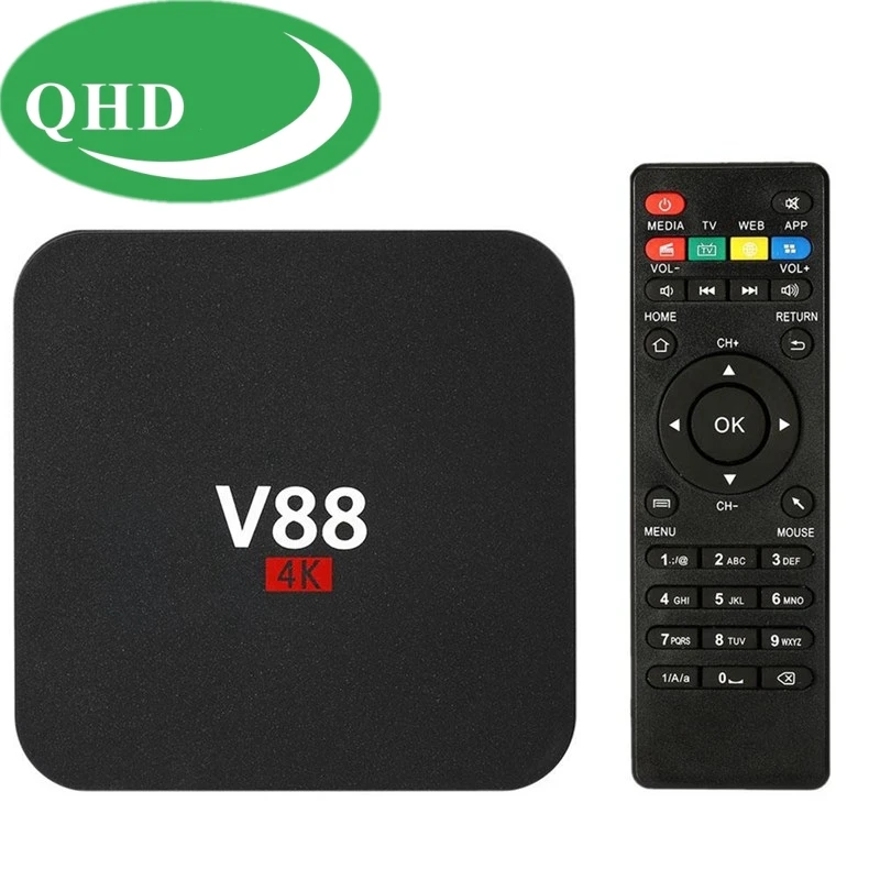 

V88 1 + 8 Гб Android медиаплеер коробка мультимедиа QHD