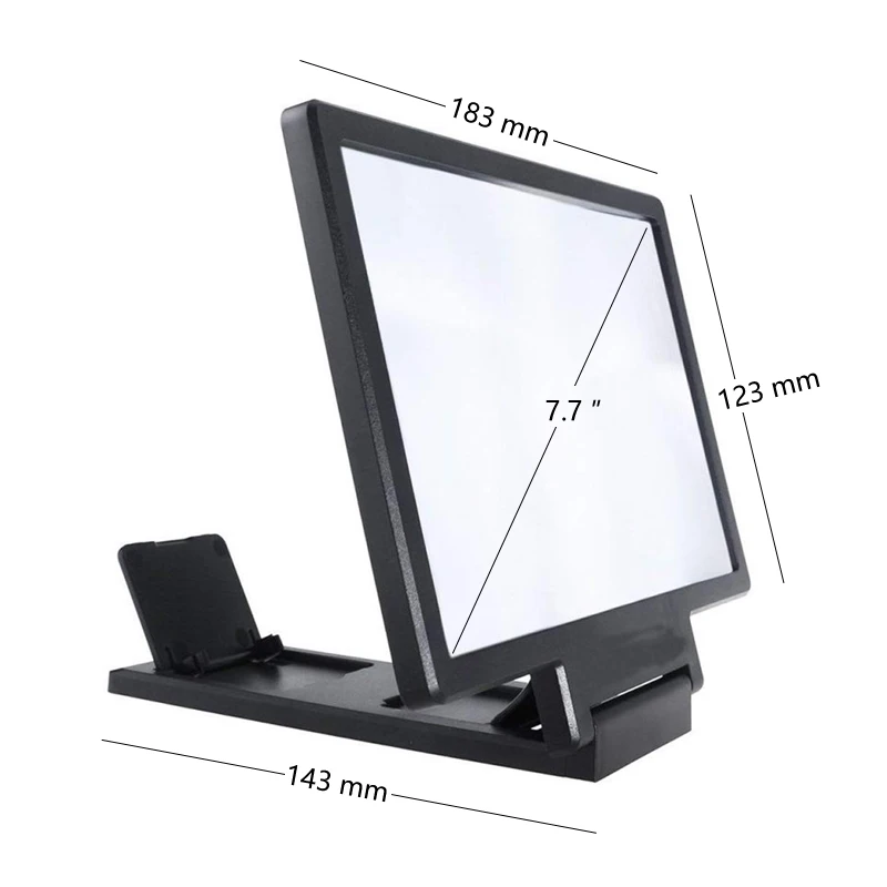 Увеличитель экрана мобильного телефона увеличитель 3D для Складная увеличенная