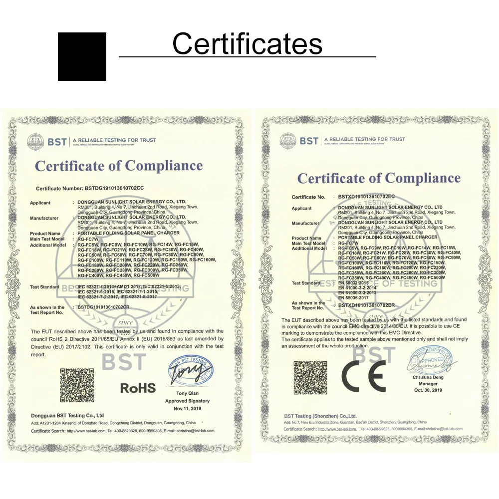 RG складная солнечная Зарядное устройство 14W портативный с быстрой зарядкой