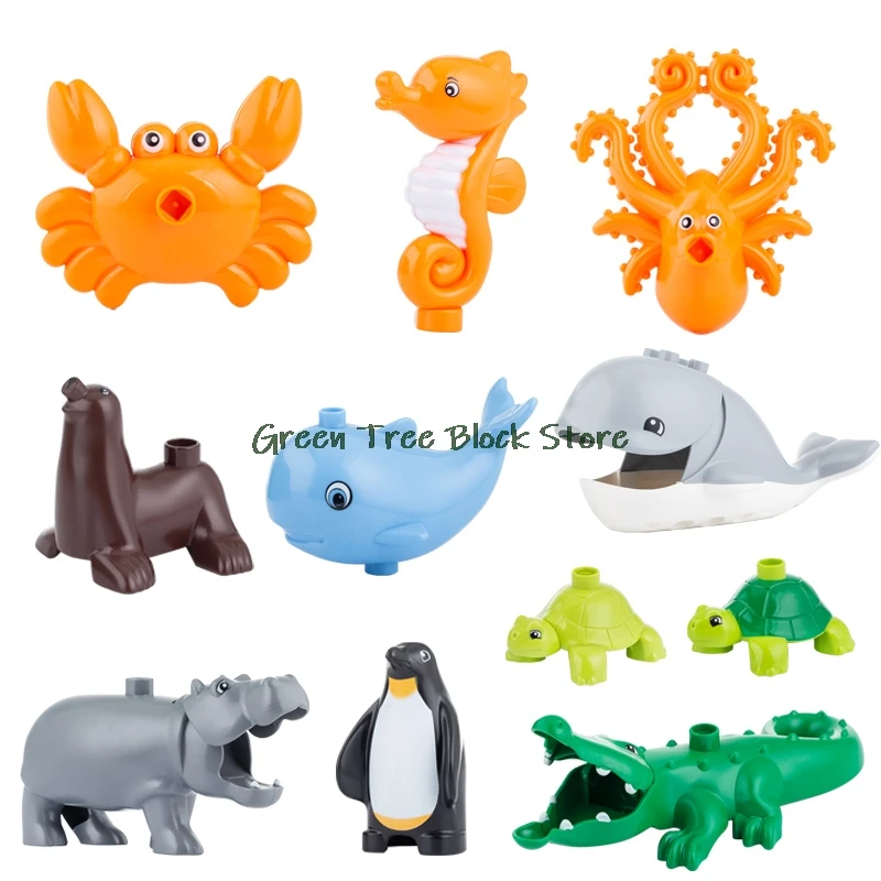 Строительные Конструкторы для раннего образования детские Животные серии