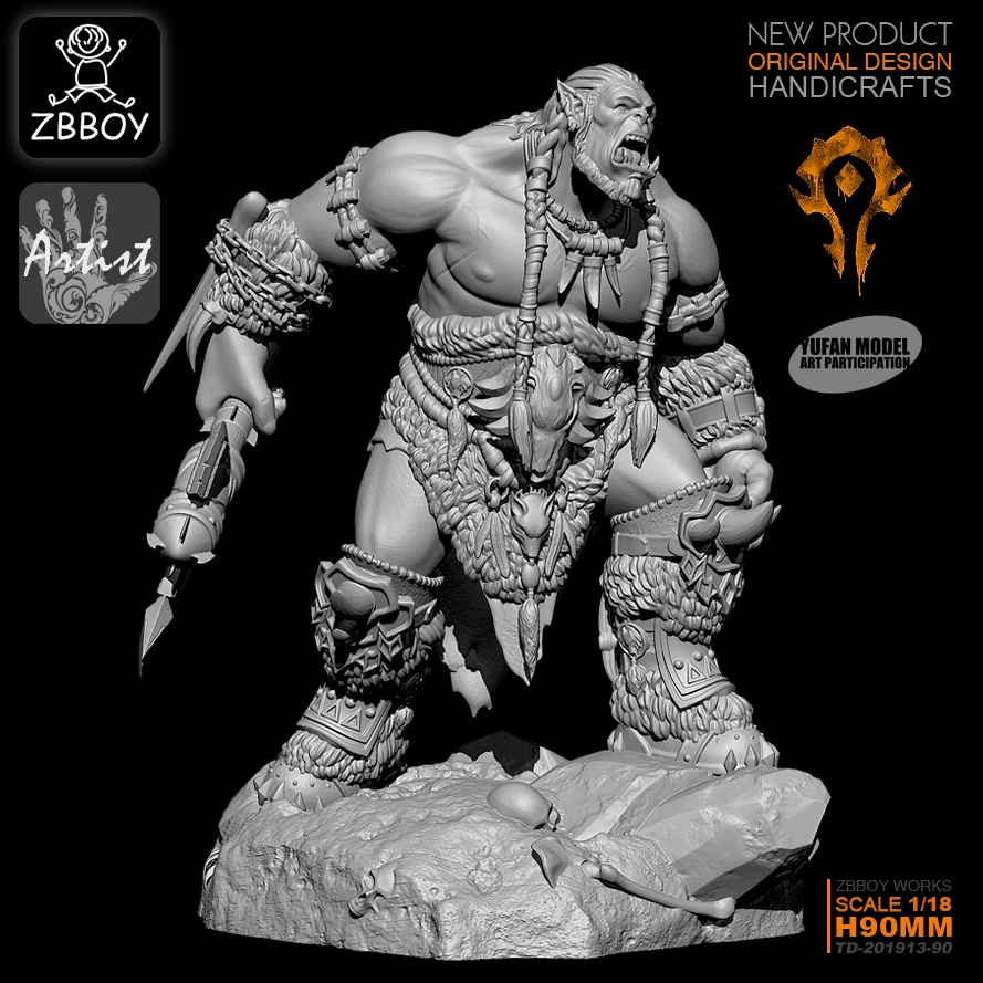 

1/18 Warcra Resin Soldier Model TD-201913-90