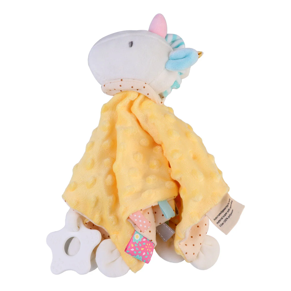 

Adorable Sleeping Blanket Stuffed Animal Blanket for Kids (Yellow)